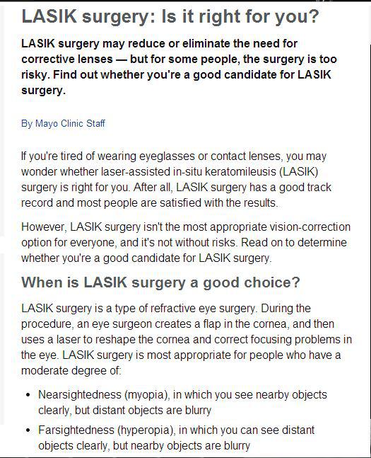 Seeing an Eye Doctor in Durham, NC? Important Facts on LASIK Surgery