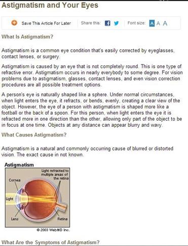 Facts to Know from Your Eye Doctor in Durham, NC: About Astigmatism