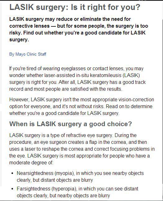 Seeing an Eye Doctor in Durham, NC? Important Facts on LASIK Surgery