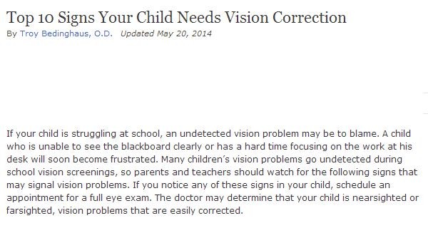 Eye Doctor in Durham, NC Detects and Treats Strabismus in Children