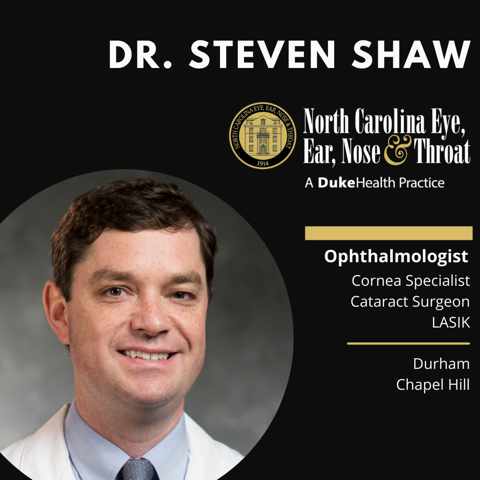 Ophthalmologist, Dr. Steven Shaw